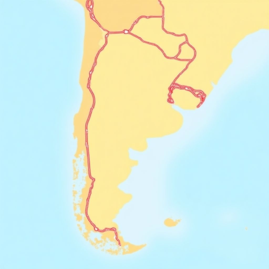 Mapas y rutas de Argentina